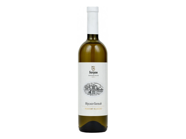 Вино сухое белое, ЗГУ Ставрополье, Батрак, Perfekt Klassik, Мускат белый, 2020 Вино сухое белое, ЗГУ Ставрополье, Батрак, Perfekt Klassik, Мускат белый, 2020