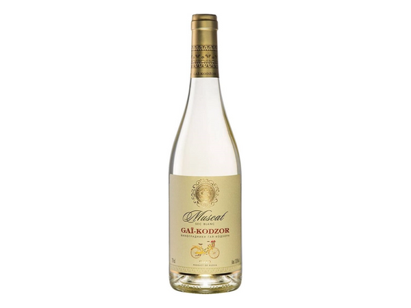 Вино сухое белое, ЗГУ Кубань, Гай-Кодзор, Muscat Sec Blanc de Gaï-Kodzor, Мускат, 2023 Вино сухое белое, ЗГУ Кубань, Гай-Кодзор, Muscat Sec Blanc de Gaï-Kodzor, Мускат, 2023